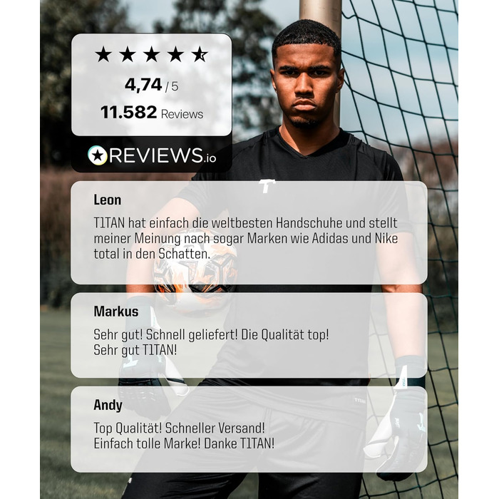 Воротарські рукавички T1TAN Beast без захисту пальців для дорослих, унісекс футбольні рукавички, професійна рукоятка 4 мм - різні розміри та кольори Petrol Beast 3.0 10