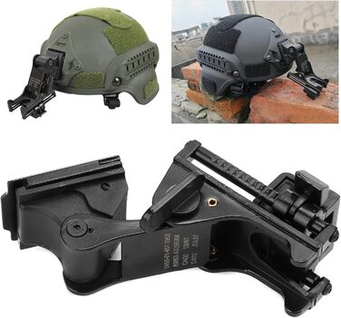Кріплення для приладу нічного бачення Topyond з металевим самоскидом, адаптер для шолома M88 для приладу нічного бачення PVS-14, покращена підтримка адаптера для приладу нічного бачення самоскида