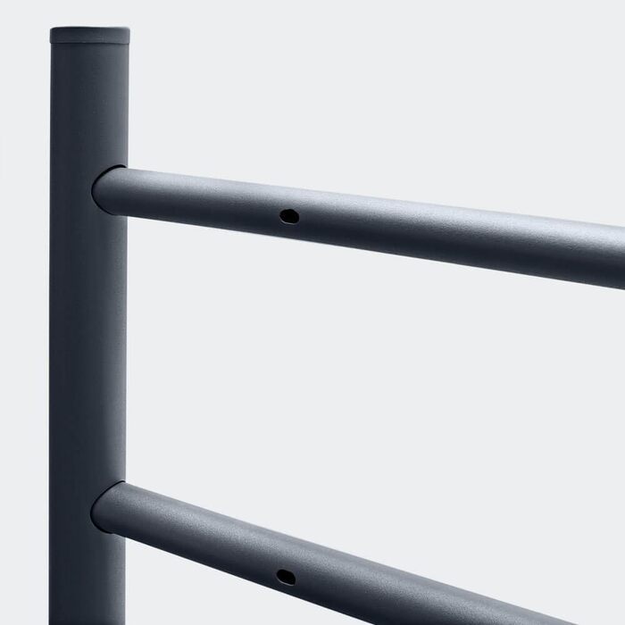 Окремостояча підставка для поштової скриньки Metzler з надійною основою та універсальним розміщенням, антрацит, стійка до атмосферних впливів, нержавіюча, сумісна з багатьма моделями, ідеально підходить для палісадників та відкритих майданчиків, антрацит,