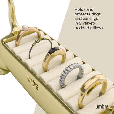 Тримач для кільця Кіт латунь