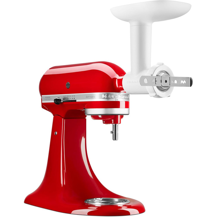 Насадка-м'ясорубка KitchenAid 5KSMFGCA для кухонних машин подрібнювач м'яса та овочів із насадкою для печива (5 форм)