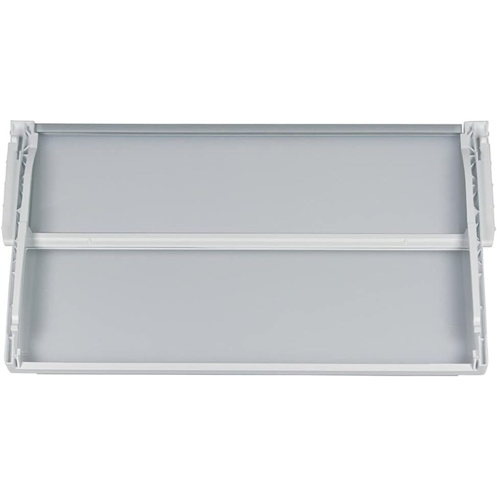 Скляна полиця для холодильника Bosch Siemens 743197 (443x430 мм) - оригінальна, розділена на дві частини. Підходить для Neff, Balay, Constructa.