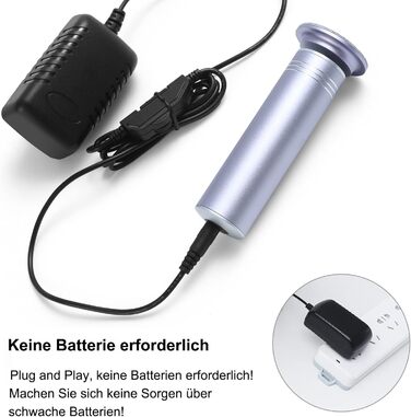 Електрична пилка для видалення мозолів з регульованою швидкістю для професійного педикюру зі змінними пилками для мертвої жорсткої потрісканої шкіри, зі змінною шліфувальною подушечкою 60 шт. (сіра)