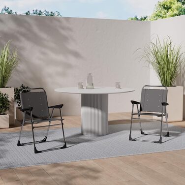 Кемпінговий стілець Crespo AL/219 антрацит, темно-сірий