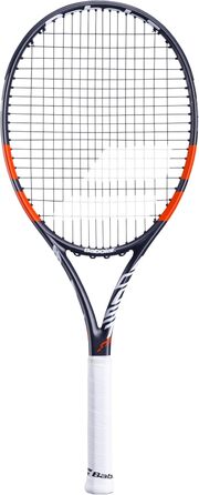Тенісна ракетка Babolat Aero G 27" 2024 червоно-чорно-біла 270 г L3 NF²-Tech + Aero Modular³ максимальний спін + потужність для середнього рівня офіційний Babolat Франція оригінал