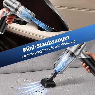 Стьобаний північний ручний пилосос, акумуляторний ручний пилосос, складаний автомобільний пилосос 3 в 1, міні-пилосос з безщіткови