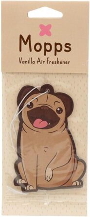 Освіжувач повітря для автомобіля Mopps the Pug Dog - Ваніль