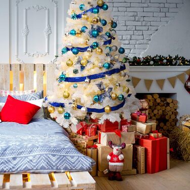 Штучна ялинка 150 см біла GOPLUS