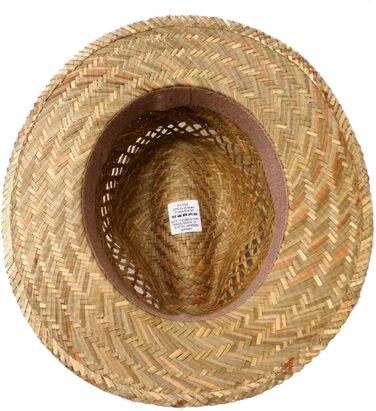 Солом&39яний капелюх Faustmann, чоловічий/жіночий, розмір 55-63 XXL, прямий козирок, 55, натуральний