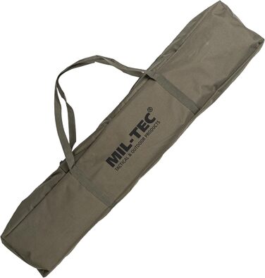 Польове ліжко Mil-Tec US Gen. II з алюмінієвим каркасом (210x70x42 см) Складане, в комплекті сумка для перенесення Складане ліжко для кемпінгу на відкритому повітрі Може використовуватися як армійський намет, кемпінгове розкладачка, гостьове ліжко або ава