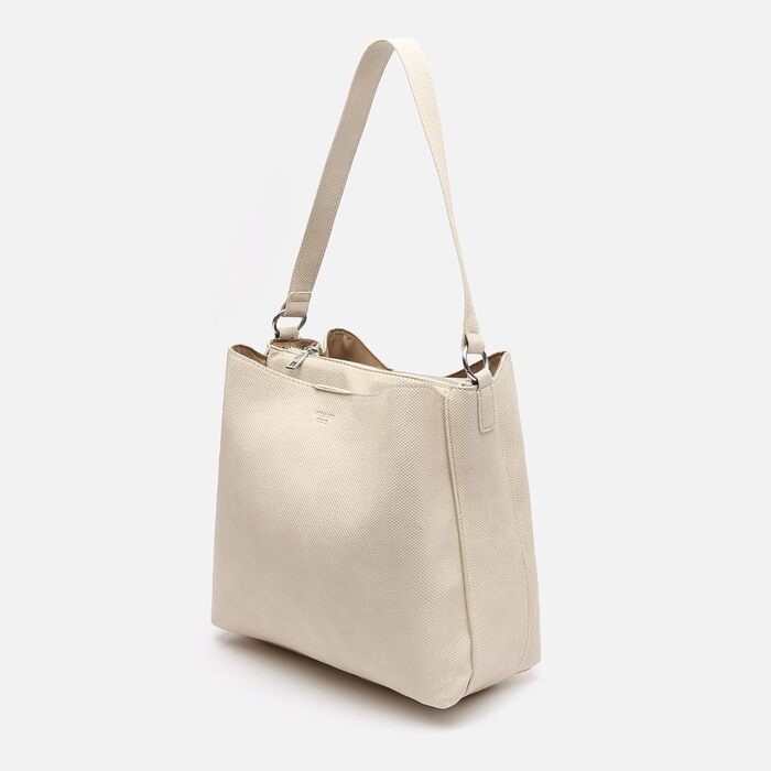 Сумка MISAKO Hobo з регульованою ручкою - Жіночий клатч вечірній - Елегантні сумки для вечірок та заходів Conti Beige 27 X 29 X 12