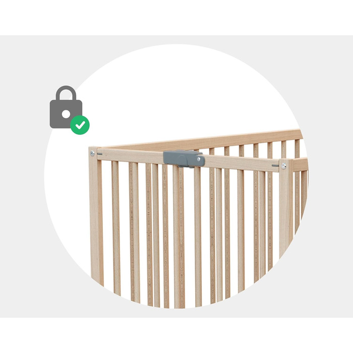 Розкладне дерев&39яне дитяче ліжко, натуральне покриття, 60x120 см, з матрацом FLEX Розкладне дитяче ліжко 3 положення регулювання висоти Компактне Портативне Складане Компактне