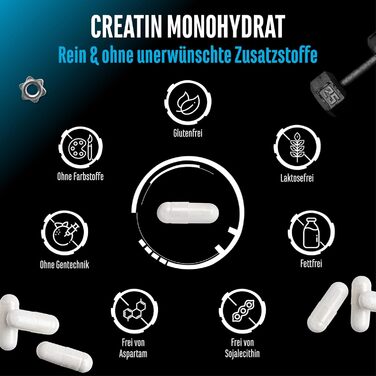 Капсули креатину Creatine Ultra – 420 шт. (1250 мг креатину моногідрату в кожній)