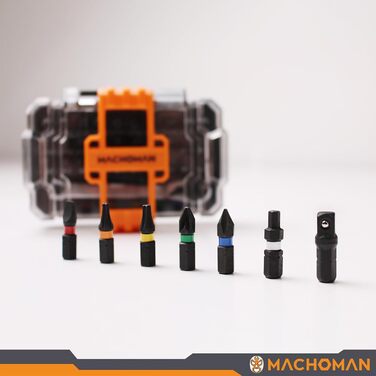 Кейс для портативних насадок MACHOMAN 1MC031 на 31 деталь, з 30 насадками та 1 тріскачковим ключем