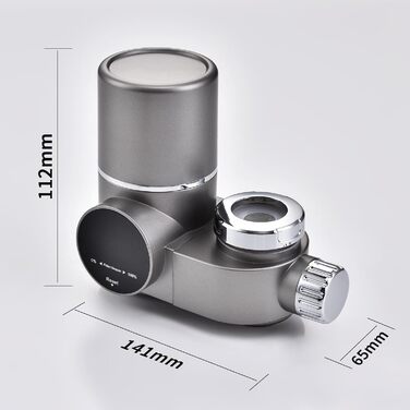 Фільтр для води HOMELODY, фільтр для питної води з LED-дисплеєм, видаляє хлор, важкі метали та поганий смак, фільтр для змішувача з синім світлом для кухні (включаючи фільтр*1)