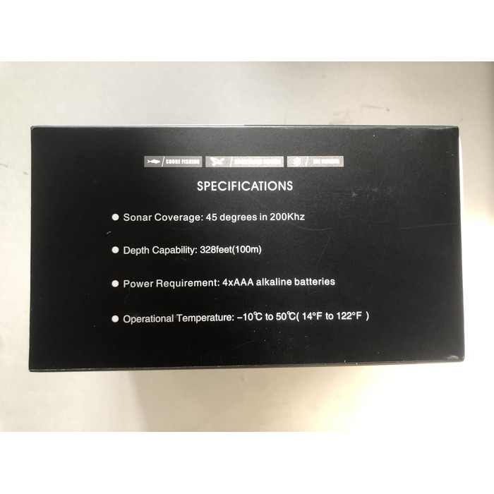 Портативний морський пристрій Ехолот Giver Рибальський каяк Датчик глибиноміра Ехолот Човен FL068