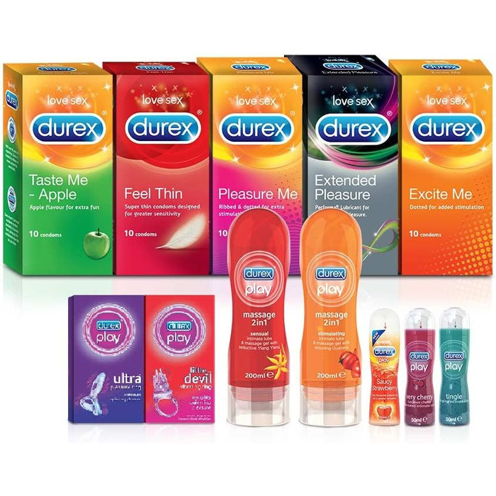 Презервативи Durex, подовженого задоволення - 10 шт. (1 упаковка)