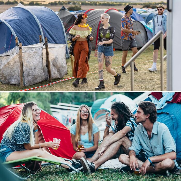 Складане похідне ліжко BB Sport 190 x 64 x 41 см, міцне, кемпінгове ліжко, вантажопідйомність 180 кг, портативне, зручне, дорожнє ліжко, сталева труба, тканина Оксфорд 600D, сумка для перенесення, гостьове ліжко, складне, чорного кольору