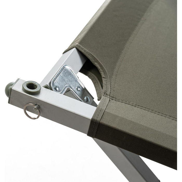 Польове ліжко Mil-Tec US Gen. II з алюмінієвим каркасом (210x70x42 см) Складане, в комплекті сумка для перенесення Складане ліжко для кемпінгу на відкритому повітрі Може використовуватися як армійський намет, кемпінгове розкладачка, гостьове ліжко або ава