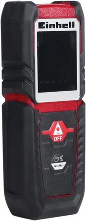 Лазерний далекомір Einhell TC-LD 25 (до 25 м, вибір базової точки вимірювання, безперервний режим, автовимкнення, функція безпеки, з чохлом)