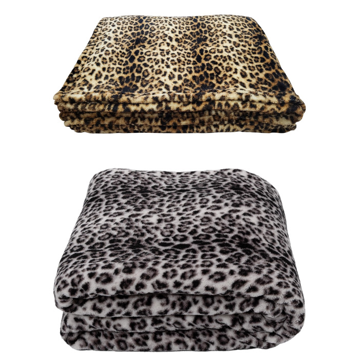 Жива ковдра, ковдра зі штучного хутра, м&39яка ковдра, тваринний принт, леопард, розкішна ковдра з кашеміру м&39якого на дотик коралового флісу, приблизно 150x200 см (леопард), 24