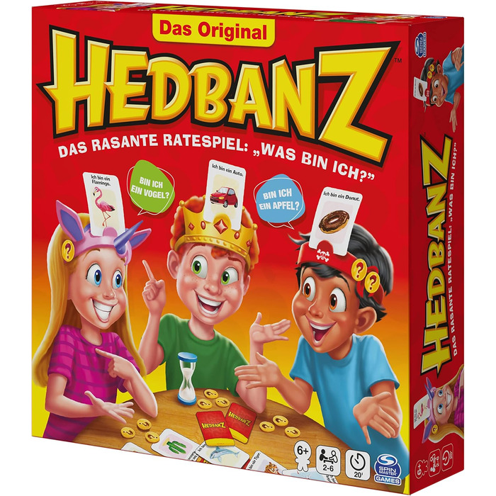 Швидка гра на вгадування для всієї родини - нове видання з чудовим ігровим матеріалом, для 2-6 гравців віком від 6 років і старше