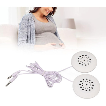 Допологові Belly Headphones Music Splitter Жінки під час вагітності Belly Speaker for Fetus Formation White