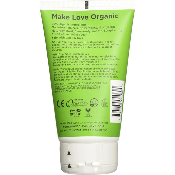 Біологічний лубрикант Good Clean Love Almost Naked, 120 мл