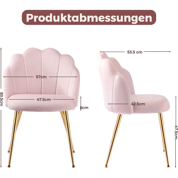 Крісло-туалетний столик без коліс, оксамитове крісло-обшивка для вітальні та спальні, сучасні стільці для їдальні, рожевий 1 рожевий