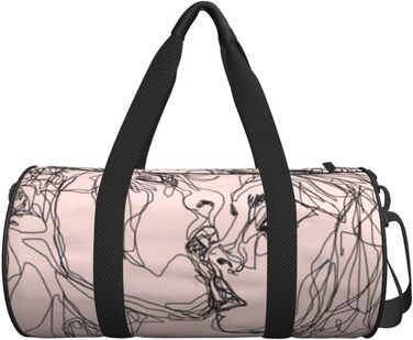 Універсальна дорожня сумка для жінок та чоловіків, принт Поцілунок, спортивна сумка, сумка-мішок, спортивна дорожня сумка
