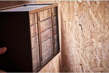 Ящик для зберігання дрібних деталей STANLEY (36,5x15,5x22,5 см, з 30 шухлядами, небиткий пластиковий каркас, прозорі шухляди, підх