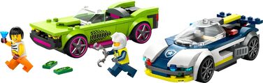 Конструктор LEGO City Chase with Police Car and Muscle Car 60415, 213 деталей, поліцейська тематика