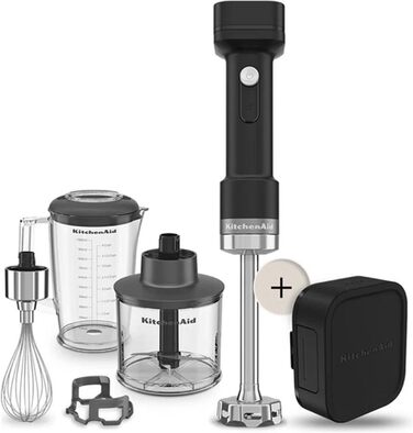 Портативний ручний блендер Kitchenaid Go I з батареєю i чорний