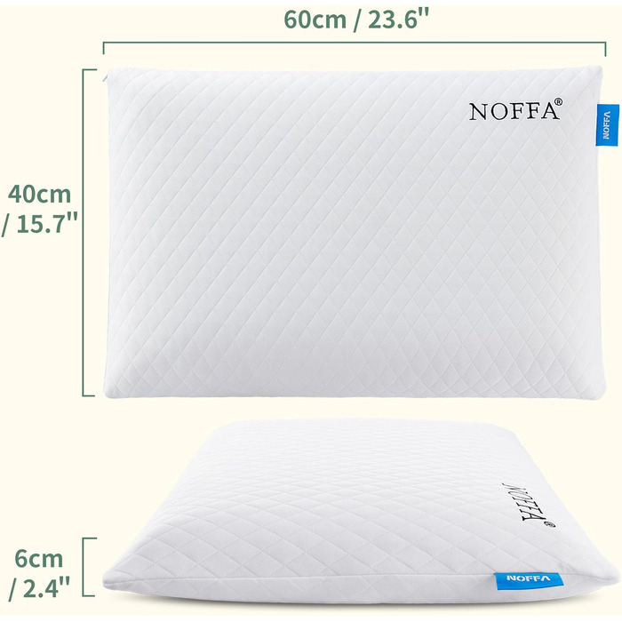 Тверда подушка плоска тонка 40x60, плоска подушка для сну на животі, низька подушка з піни з пам'яттю для дітей, подушка для сну н