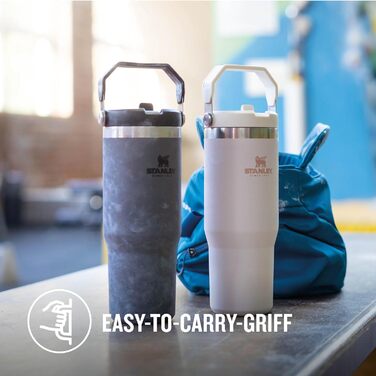 Пляшка для пиття Stanley IceFlow Flip Straw з соломинкою 0,89 л - Пляшка-термос зберігає холод 12 годин - Герметична - Спортивна п