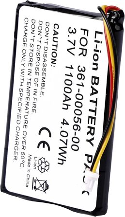 Літій-іонний акумулятор 3.7V 1100mAh сумісний з Garmin GPS Drive 50 LM, Drive 51LMT-S, DriveSmart 5 LMT, New 30, New 50LM, New 52, New 52LMT, New 55LMT 361-000 ремонт