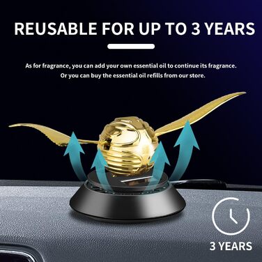 Автомобільний освіжувач повітря Kwak's, сонячний автомобільний освіжувач повітря з поворотними крилами для салону автомобіля Аксес