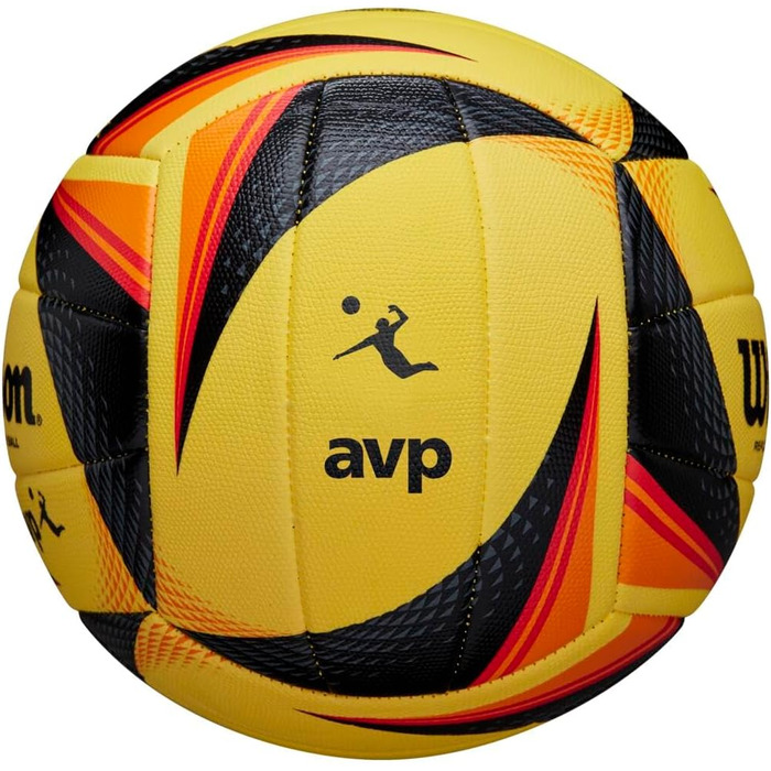 Волейбольний м'яч Wilson OPTX AVP VB, Репліка, Синтетична шкіра, Розмір 5, Для пляжного та класичного волейболу