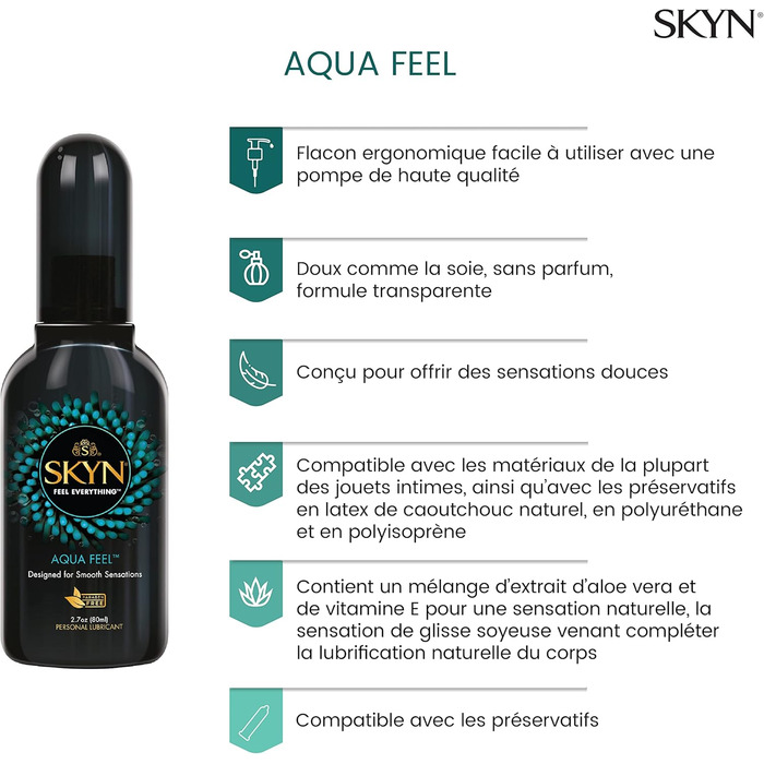 Водний гель-лубрикант SKYN Natural Feel, 80 мл