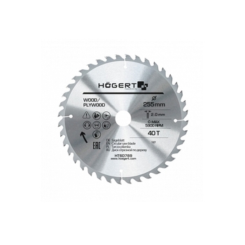 Диск пиляльний по дереву HOEGERT 255 (HT6D789)
