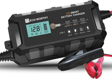 Автомобільний зарядний пристрій LiFePO4 зарядний пристрій 12В з активацією літієвої батареї для автомобіля вантажівки мотоцикла га