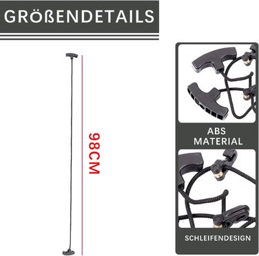 Натяжний пристрій для троса арбалета KURUGEILI, чорний