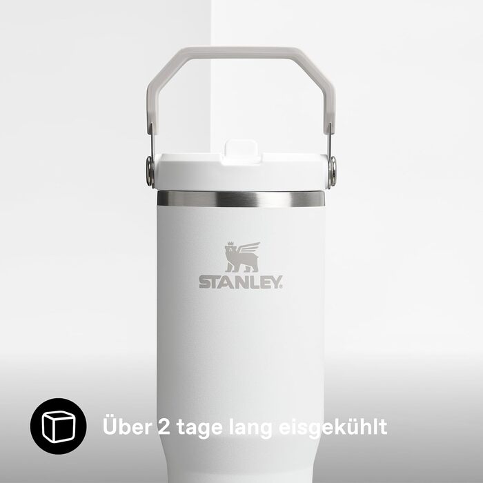 Пляшка для пиття STANLEY Flip Straw Tumbler 1.0 з трубочкою 0.89 л - Термос зберігає напої холодними протягом 12 годин - Можна мити в посудомийній машині - Спортивна пляшка - Пляшка для води без BPA - Морозостійка