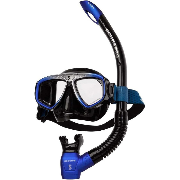 Комплект Scubapro Zoom Evo Combo чорно-бірюзовий