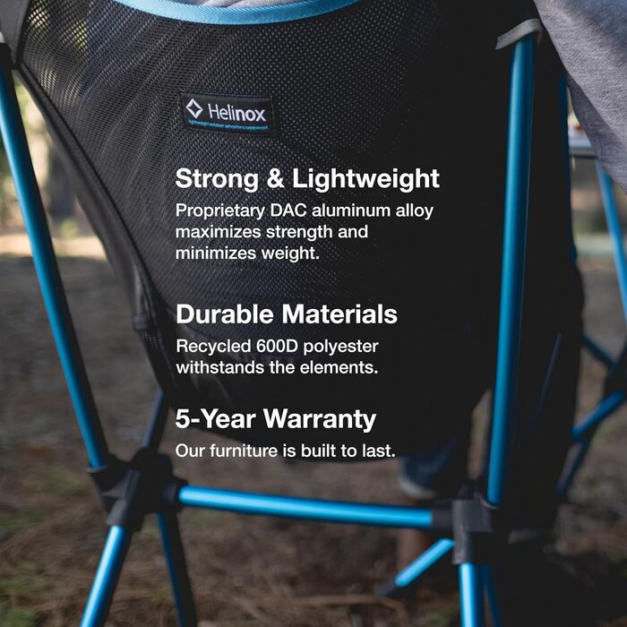 Крісло для кафе Helinox Портативне крісло для кафе для кемпінгу та пікніків (койотовий коричневий)