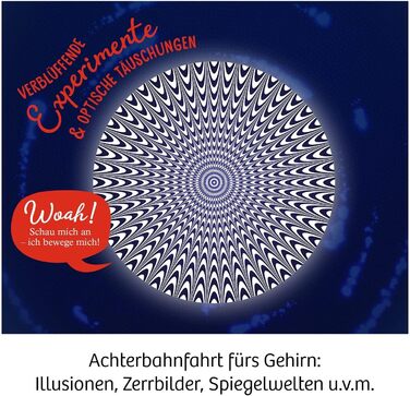 Набір для експериментів Fun Science Brain Tricks KOSMOS, оптичні ілюзії