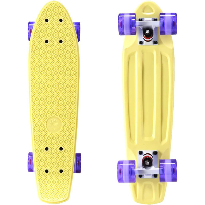 Дюймовий ретро скейтборд для дітей та дорослих з високошвидкісними шарикопідшипниками ABEC 9 карбон, 22-