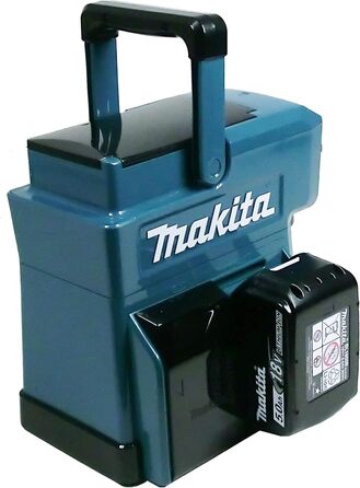 Акумуляторна кавова машина Makita DCM 501 з акумулятором 5 Ач і зарядним пристроєм