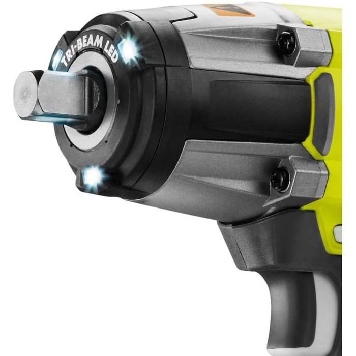 Акумуляторний ударний гайковерт RYOBI ONE 18 вольт (3 передачі, 1,27 см) (тільки інструмент)