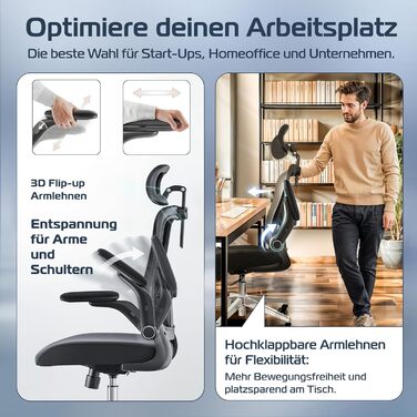 Ергономічне офісне крісло SmartSeat ПЕРЕМОЖЕЦЬ ТЕСТУ Офісне крісло зі 100 індивідуальним регулюванням Офісне крісло та ігрове крісло Комп&39ютерне крісло Ергономічне офісне крісло Обертове крісло 150 кг Smartseat (чорне)